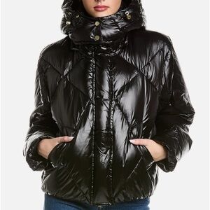 NB SERIES Bea Quilted Down Black Coat Size Large